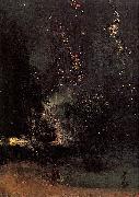 Nocturne in Black and Gold The Falling Rocket James Abbott McNeil Whistler